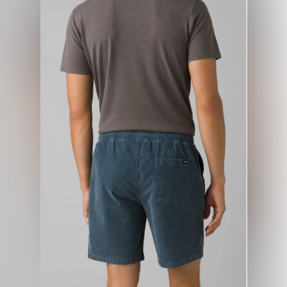 NWT Prana Canyon Camp Shorts in Grey Blue 7” Inseam - Picture 2 of 6